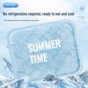 Summer Cooling Gel Cushion: Office, Car, Sofa, or Chair Pad for Comfortable Seating
