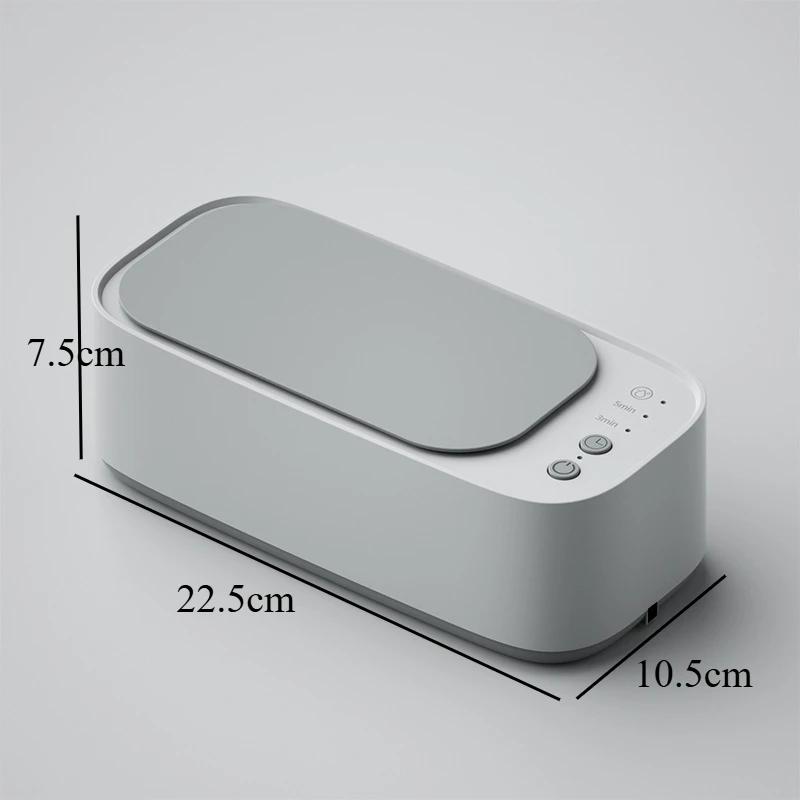 Ультразвуковой очиститель 45000 Гц USB перезаряжаемый портативный высокочастотный вибрационный очиститель очков ювелирных изделий бытовые машины
