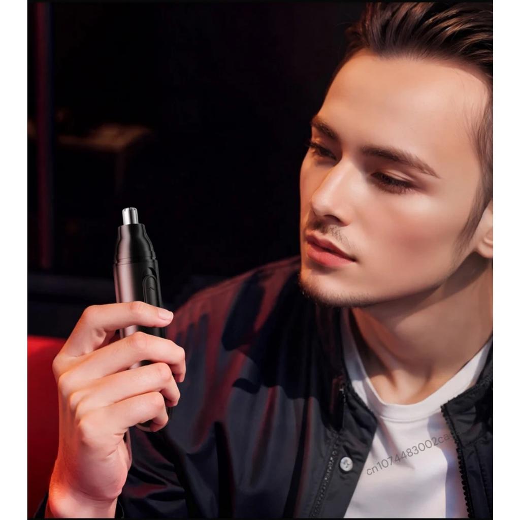 Электрический триммер для носа, триммер для ушей, для коррекции бровей, профессиональный, безопасный, безболезненный, портативный для деловых поездок и дома