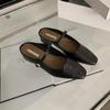2024 Летние мюли-тапочки женские 2024 Туфли на низком квадратном каблуке женские элегантные вечерние платья сандалии-слайды женские сандалии с квадратным носком