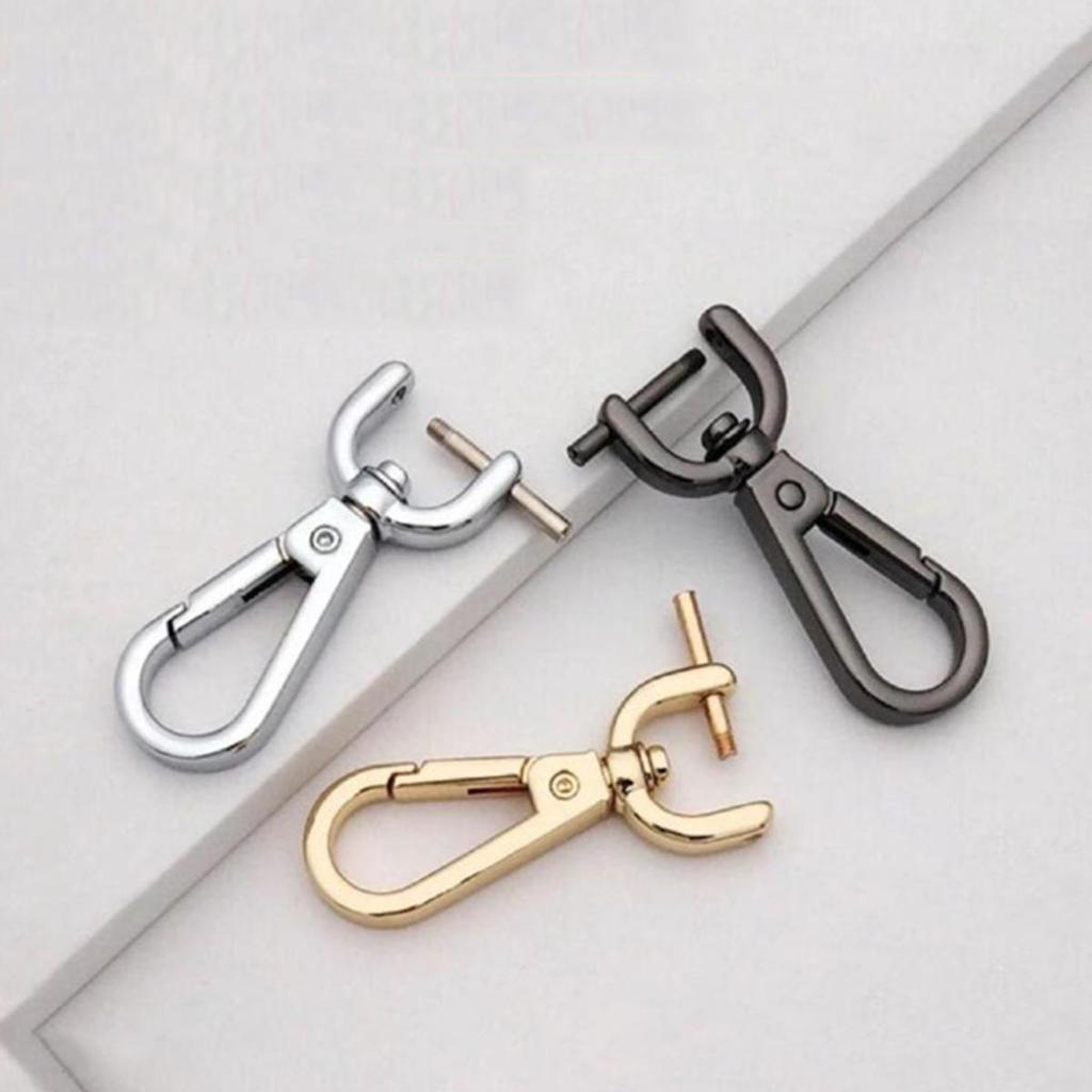 1pc Zinc Alloy Detachable Snap Hook Trigger Clips Buckles for Strap Belt Keychain Webbing Pet Leash Leathercraft Hooks 4 Sizes
