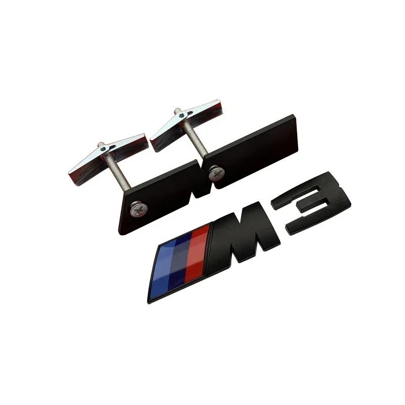 NTSM5 For BMW E91 X5 E70 F11 E30 F31 X3 F25 E61 E83 X1 E53 E87 F40 F32 E70 F36 E46 BMW Grille Emblem Car Front Modification M Badge