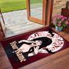 Crystal Velvet Rug Custom Name Text, Soft Non Slip Floor Mat Home DecorElvira Mistress of the Dark