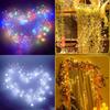 6M LED Firecracker String Lights 200 400 LEDs USB Battery Powered With Remote Control For Christmas Wedding Party Decor