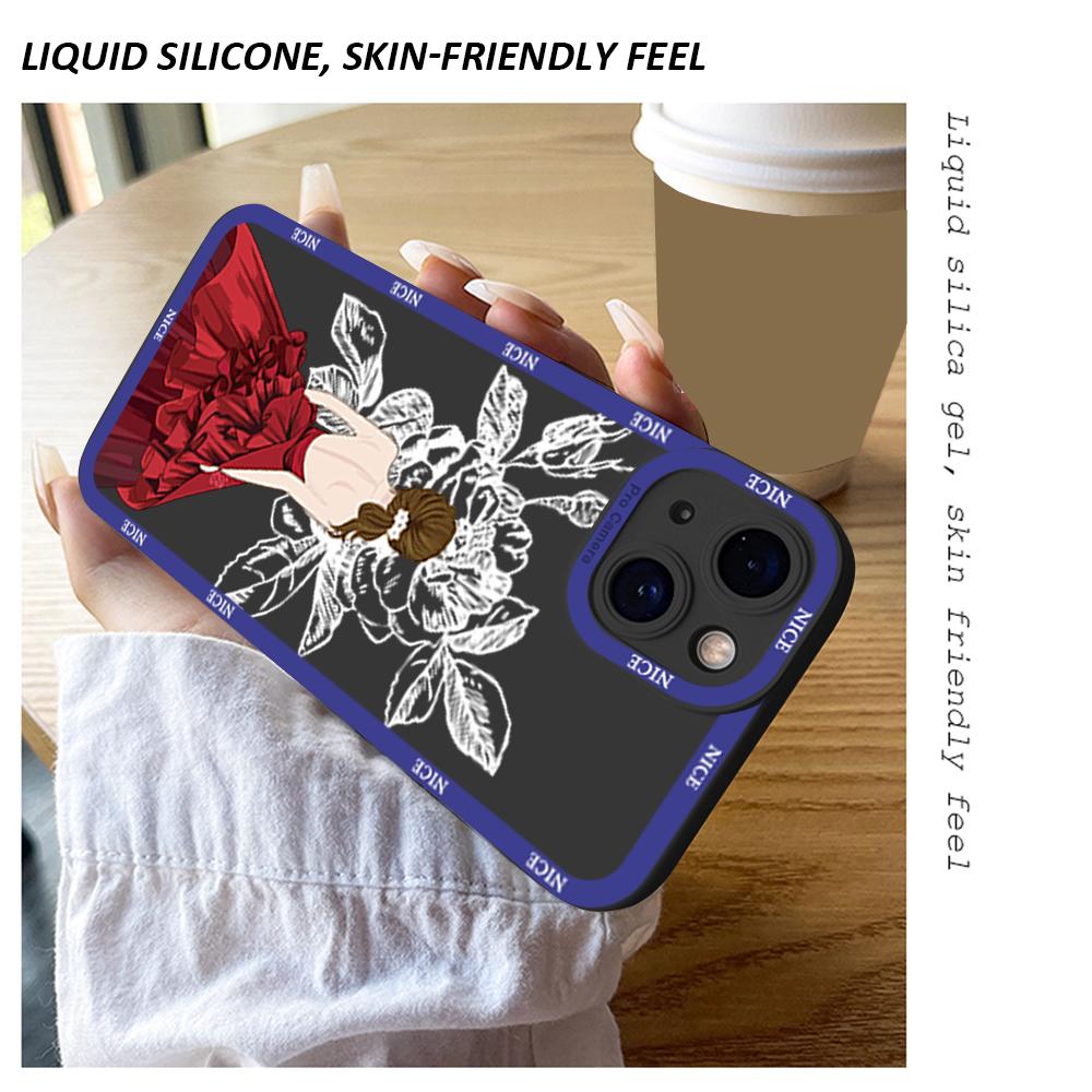 Чехол для телефона Мягкий резиновый корпус из ТПУ для мобильного телефона Полное покрытие Защита камеры Дизайн Противоударный чехол для Vivo