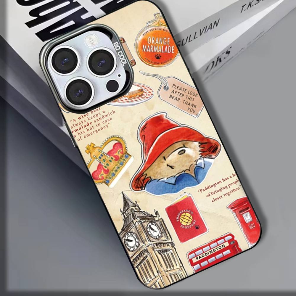 Cartoon P-Paddington B-Bears Phone Case For iPhone 16,15,14,13,12,11,8,7,Pro,Max,Plus,Mini,XS,SE Shockproof Matte Cover