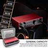 Musiin Travel Case for Focus Scarlett 2i2 4th Generation Audio Interface, Hard Shell Perfect Match 2i2 Protective Travel Carrying Bag (Gray)