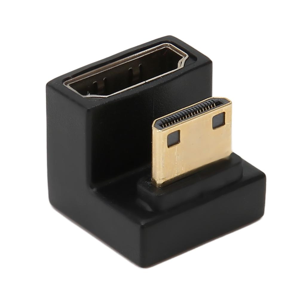 Mini HD To HD Adapter U Shaped Male To Female 8K 60Hz 4K 120Hz 48Gbps Mini HD To HD Converter for PC TV Projector