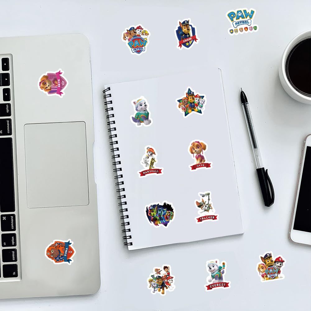 Pack of 100 Paw Patrol Paw Patrol the Movie Sticker Collection Sticker Set Anime Manga Sticker Cute Notebook Sticker Sticker Waterproof PVC Sticker