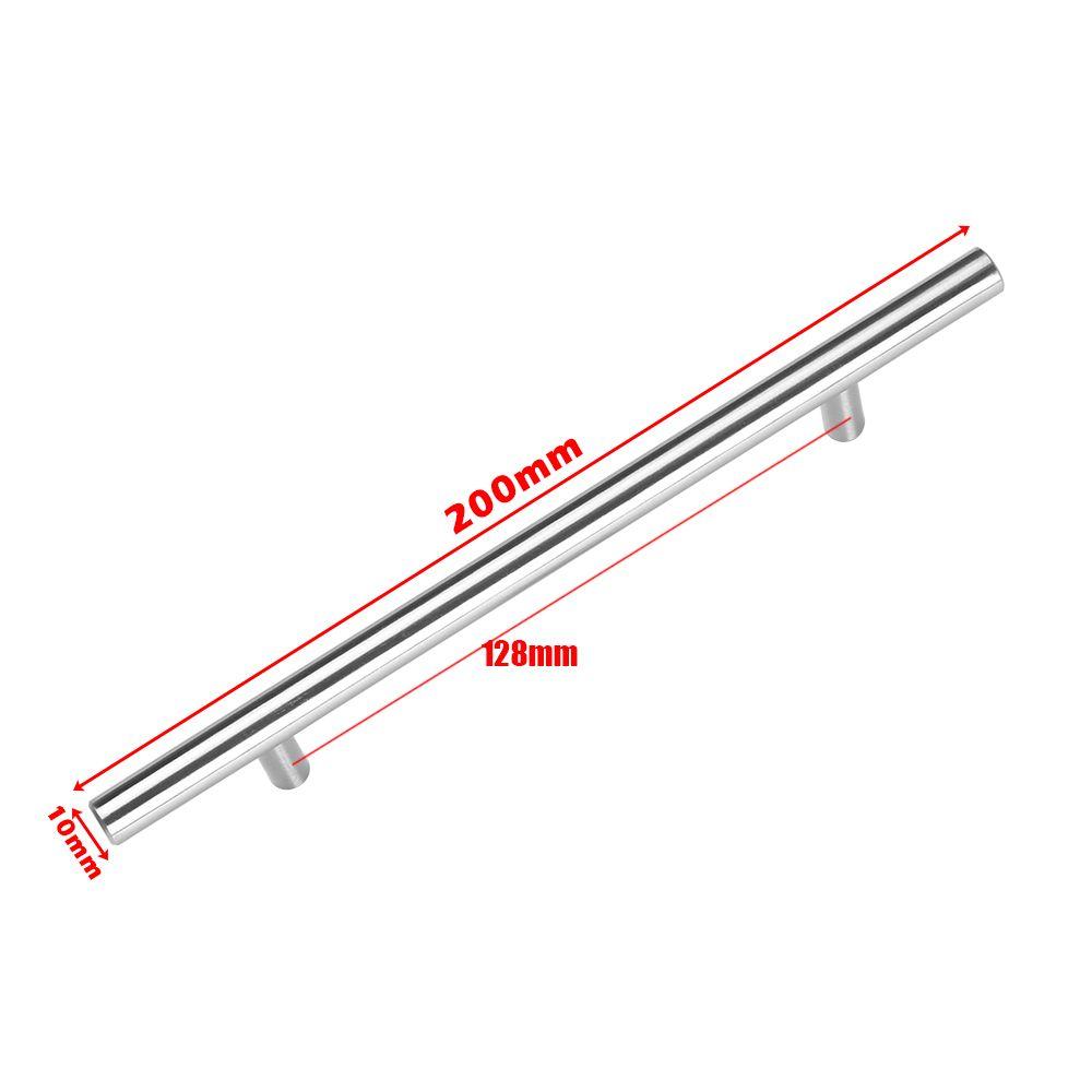 Component Cabinet Handles Hardware Door Knobs Stainless Steel  Knobs Wardrobe Pulls T-Bar Handle