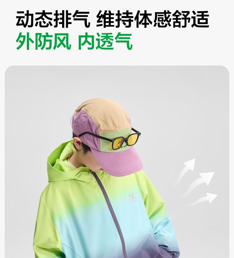 Left West Children's Clothing Boys' Charge Coat Children's 3-in-1 Outdoor Clothing 2026 Spring New Product Gradient Outdoor Top