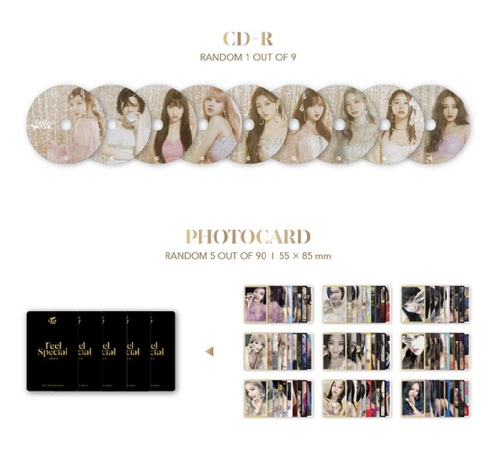 TWICE Feel Special 8-й мини-альбом Случайная версия. Фотоальбом K-POP с фотокарточками (коллекционный)