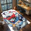 Коврик для комнаты геймера Gundam, большой, нескользящий, моющийся, для пола, декор спальни