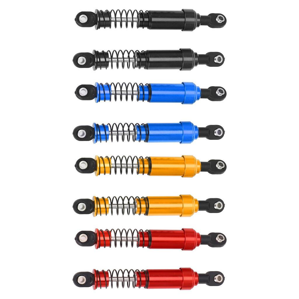 85mm Damper RC Shock Absorber Set Aluminum Alloy Metal 85mm RC Damper Set with Spring Replacement for SCX10 1/10 RC Car Model