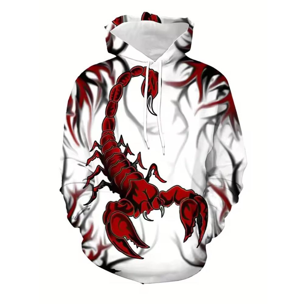 Винтажная мужская толстовка с капюшоном с 3D-принтом и изображением волка, топы с изображением животных и волков, толстовка с длинным рукавом, модная мужская футболка свободного покроя, уличные футболки