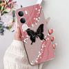 Silicone Case For Vivo Y19s V2419 Cover Lovely Cat Butterfly Cartoon Soft Back Protective Shell For Vivo Y19s 4G Y 19s TPU Coque