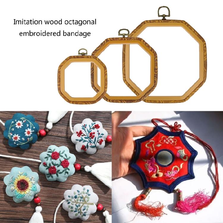 Пяльцы для вышивания восьмиугольные для рукоделия, вышивания, шитья