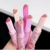 Sweet Heart Moisturising Lipstick Flower Jelly Water Lip Gloss Clear Light Hydrating Nourishing Lip Tint Non-stick Cup Cosmetics