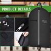Garment Bag Suit, 100 x 60 cm, HighQuality, Robust, Dustproof,, MoistureResistant