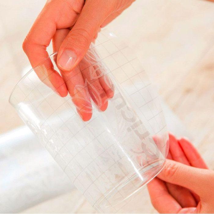 2 feuilles de transfert à adhérence standard 609,5 x 13,9 cm