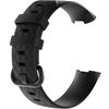 Silicone Strap for Fitbit Charge 3/4, Black