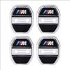CTCE1 4Pcs Silicone Car Door Lock Buckle Protector Cover Interior Accessories Motorcycle Decal For BMW G80 G06 G07 G42 G14 G15 E46
