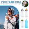 Sports Soft Water Bottle TPU Foldable Soft Water Bag Outdoor Running Mountaineering Pocket Portable Water Cup