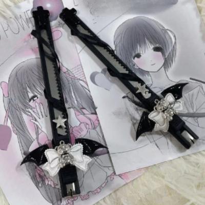 1 шт Y2K Chic Dark Devil Wings ручной работы универсальный нож Sweet Cool Girl Express Box нож для вскрытия писем офисный резак для бумаги карманный нож