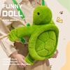 Animals Turtle Doll Shoulder Bag Phone Bag Cartoon Plush Schoolbag Turtle Plush Backpack Outdoor