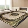 Nordic Luxurious Golden Large Living Room Carpet Home Decoration Villa Parlor Rug Custom Hotel Lobby Carpet Non-slip Floor Mats