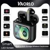 VAORLO K1 Wireless Smart Screen Earphones Support Control Short Video Selfie Call Up HiFi Stereo ANC Noise Cancel Information Reminder Headphone