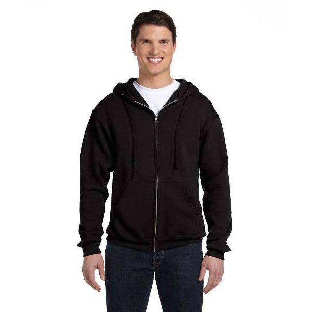 Russell Mens Authentic Full Zip Hooded Sweatshirt / Hoodie