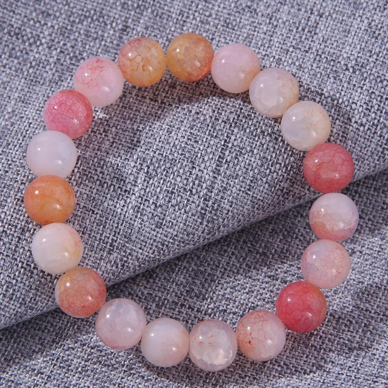 Bohemia Charm Beaded Bracelet For Men Women Statement Handmade Yoga Beads Elastic Bracelets Bangle Female Boho Party Jewelry