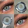 FUNSACHY 1 Pair Gray Eye Lenses Korean Natural Contact Softlens Color Eye Makeup Contacts Gray Beautiful Pupil Yearly Cosmetics
