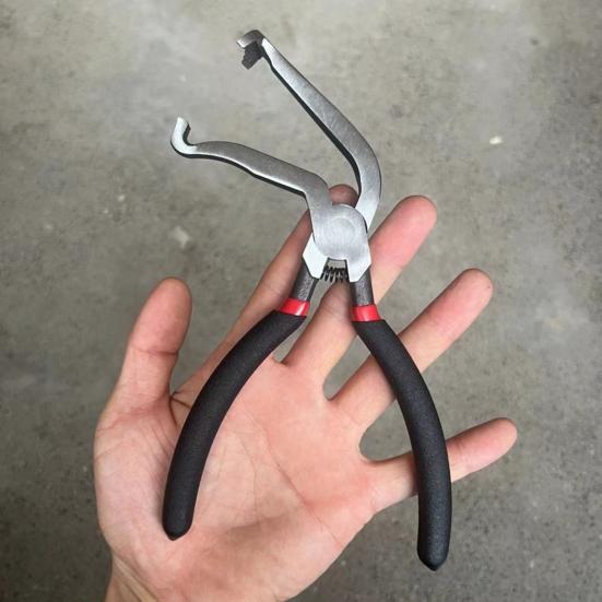 1 Pair Electrical Disconnect Pliers with Ergonomic Non-Slip Handle Fuel Line Petrol