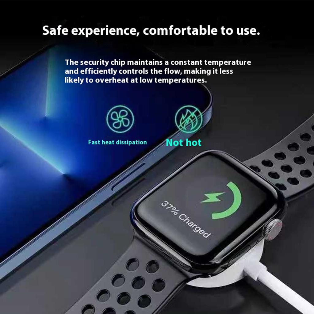 Новое магнитное беспроводное быстрое зарядное устройство USB/Type C Док-станция для Apple Watch Серии 10 9 8 7 6 5 4 3 2 Ultra Edition iWatch