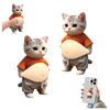 Aninako Большой Котик Сквиши 3D Новый Мягкий Животик Маршмеллоу Сквиши Большая Собака Кошка Снятие Стресса Милые 3D Маршмеллоу Пушистые Стикеры для Планера Чехла Телефона