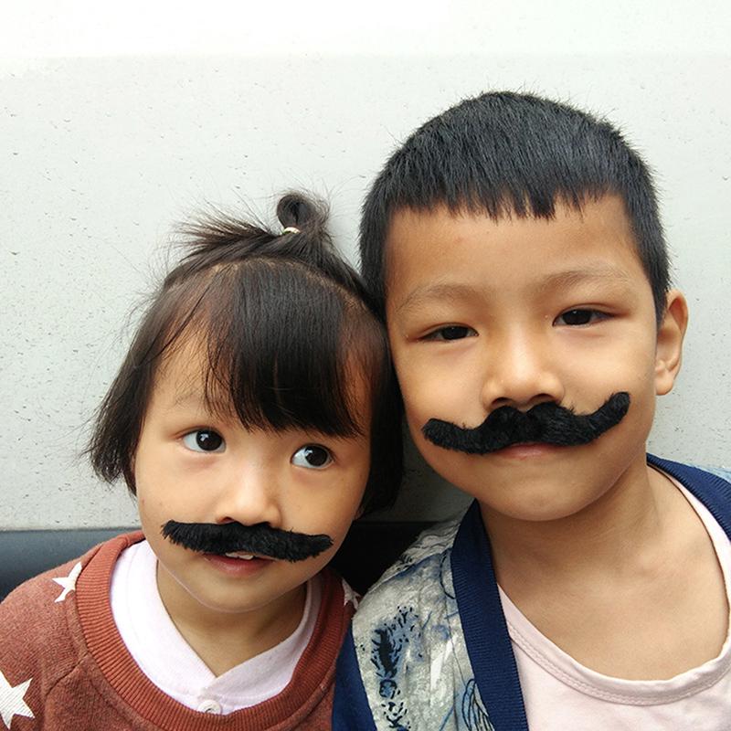 48 шт. забавный костюм усы пират Хэллоуин поддельные бороды усы праздничные принадлежности