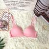 Student Girl Ultra-Thin Solid Color Push Up Bra Seamless Underwear Bralette
