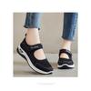 Women's Walking Shoes, Mesh Breathable Women's Shoes, Middle-aged and Elderly Mothers' Shoes, Velcro Single Shoes