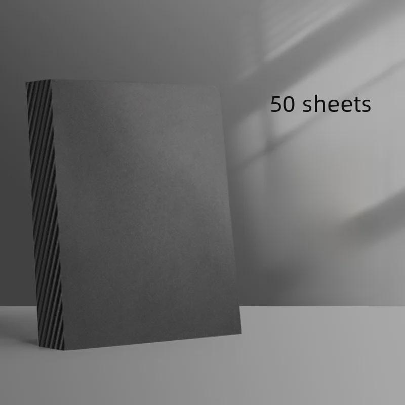 Black and White A4 Cardboard Sheets for DIY Art and Painting