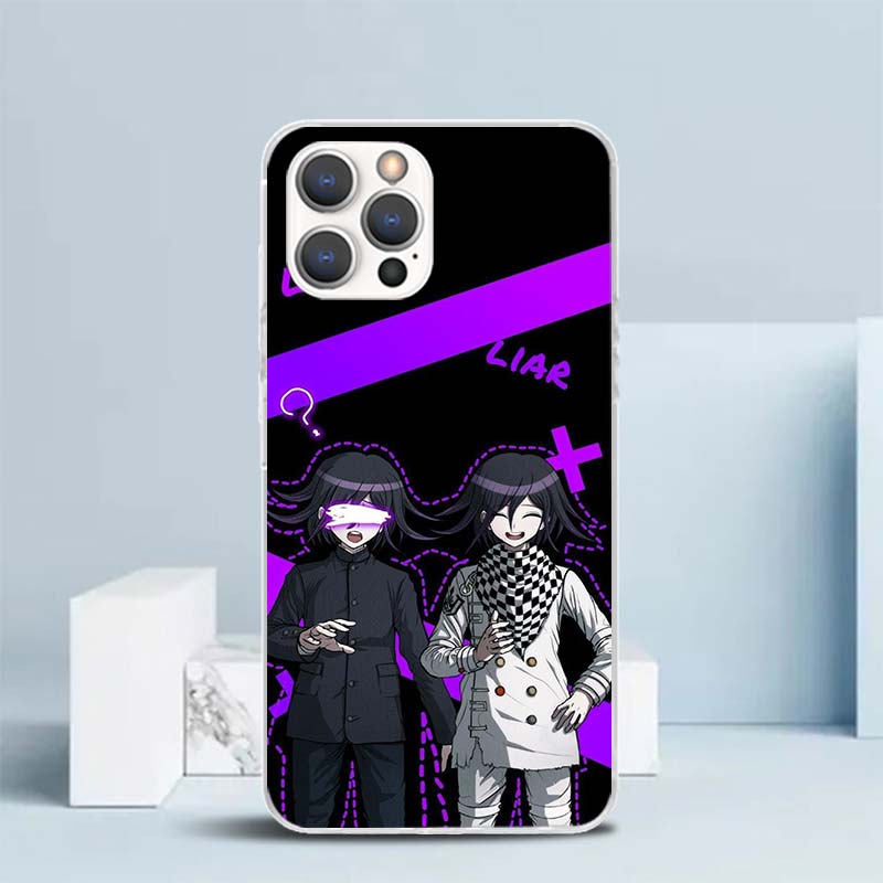 Danganronpa Кокичи Ома Мягкий Чехол для iPhone 16 17 Air 15 14 Pro Max 16E Чехол для Телефона 13 Mini 12 11 7 SE 8 Рисунок Печать Подходящий Cas