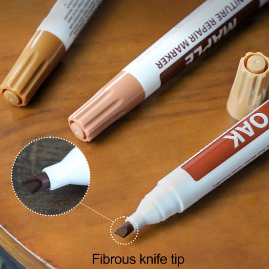 1 комплект для ремонта царапин на деревянной мебели с маркером для подкраски 6/8/10 цветов, ручка для удаления пятен и ремонта царапин на деревянном полу и столе