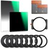 Concept 13 Piece Set Soft GND8 Filter ND1000 Filter Set Half ND Filter Square Optical Glass Holder Adapter Ring Filter Case K&F + 1001502mm