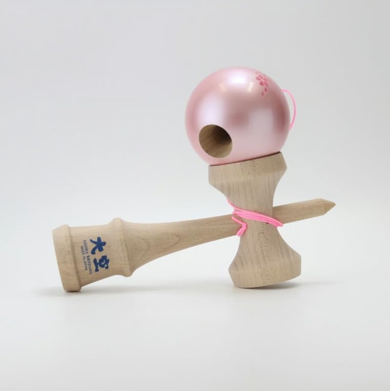 Yamagata Kobo Ozora Sakura Kendama, Certified by the Japan Kendama Association, Competition Kendama (Sakura Pink)