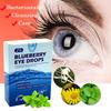 ZB Anti Fatigue Eye Drops Blueberry Cold Compress Gel Dry Care Cleaning Moisturizing 15ML