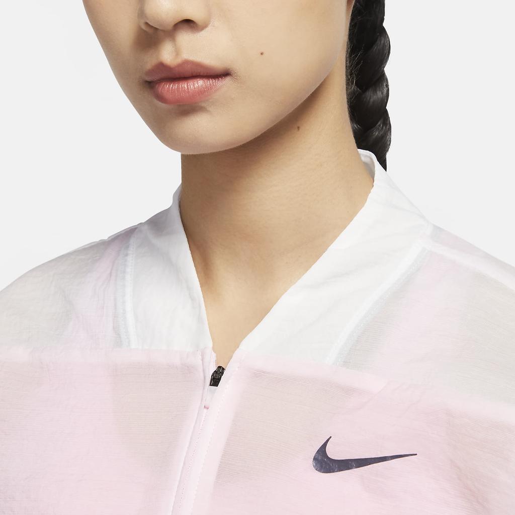 Nike Куртка для бега Icon Clash Back Print Женская куртка Foam-Pink CU3049-663