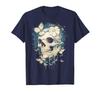 Fairy Grunge Skull Delicate Butterfly Gothic Y2K Aesthetic T-shirt