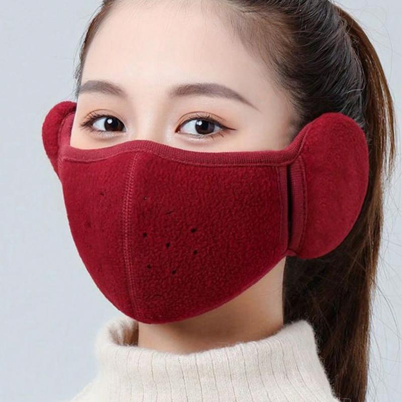 Winter Windproof, Cold Proof, Warm Mask, Anti Freezing Ear Protection, Breathable Men's and Women's Earmuffs, Thickened Outdoor Cycling Mask