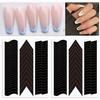 1860Pcs/Set French Tip Nail Stickers Self-adhesive Manicure Strips Auxiliary Stickers for French Nails